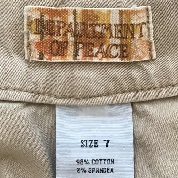 Department of Peace size 7 beige boot cut - Picture 6 of 8